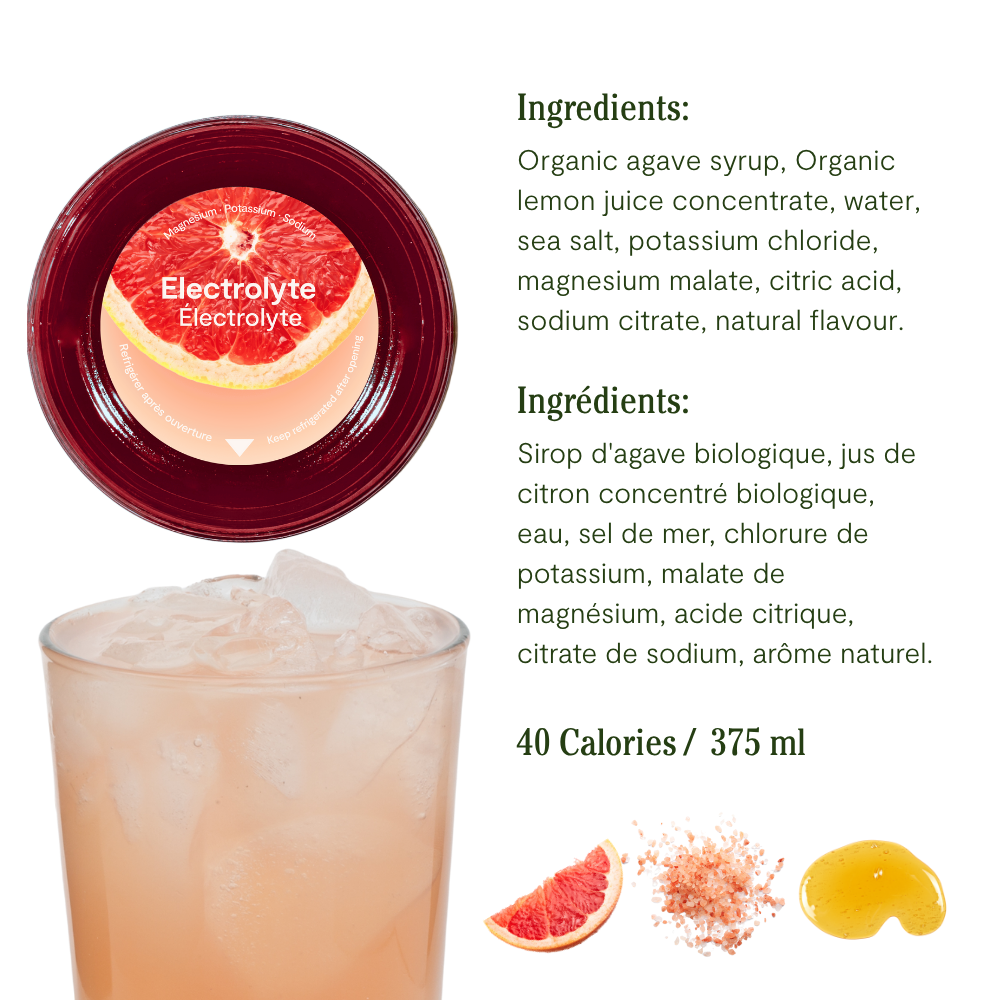 Électrolyte au Pamplemousse