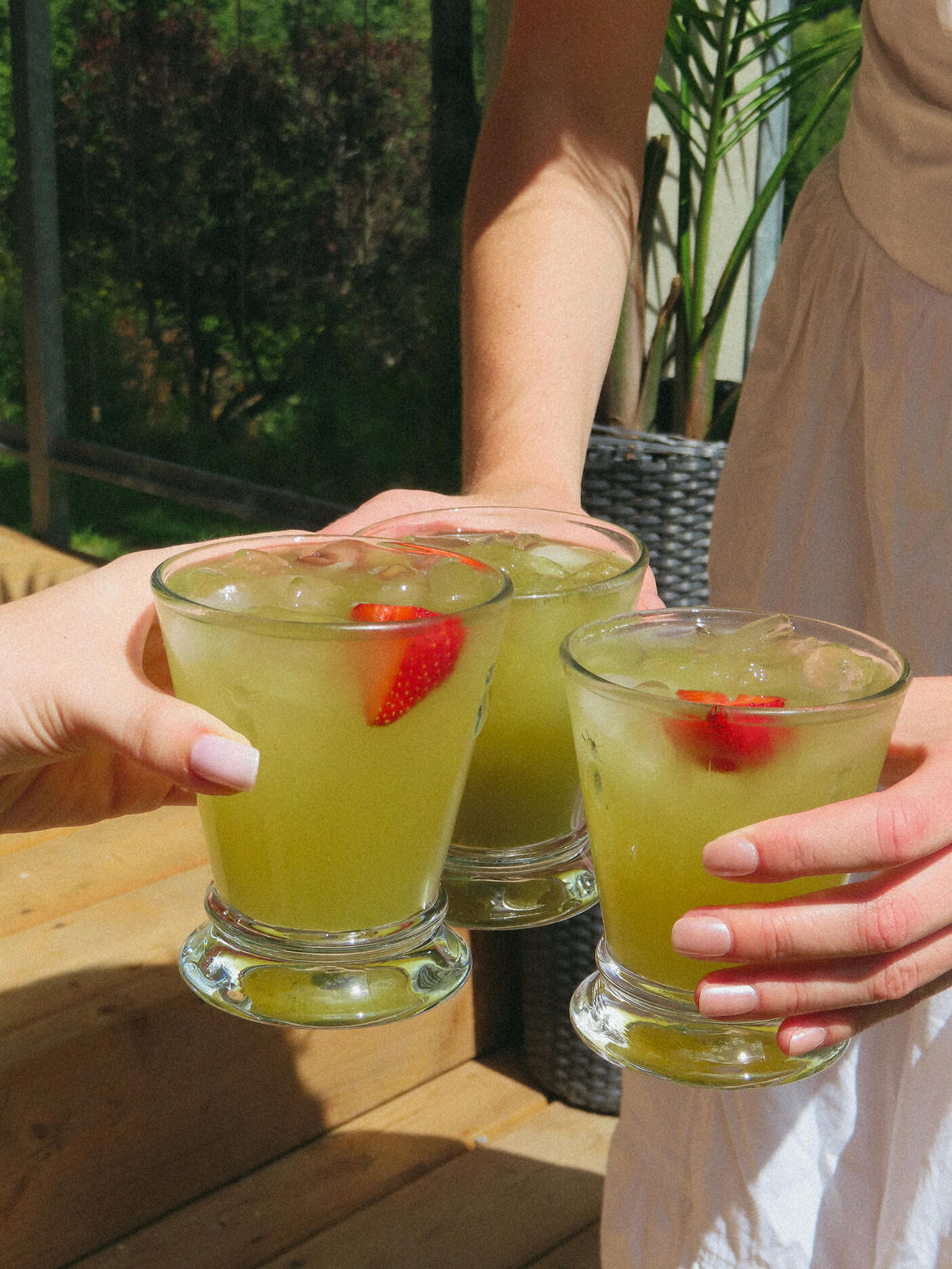 Water that tastes like something.  Nothing else required.